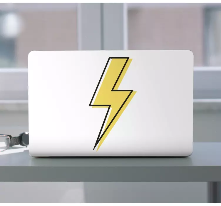 Lys fed små og gule bærbare skind - TenStickers