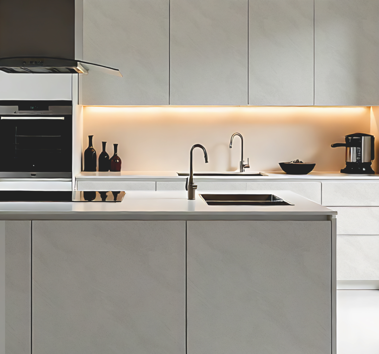 Lys steneffekt køkken klistermærke - TenStickers