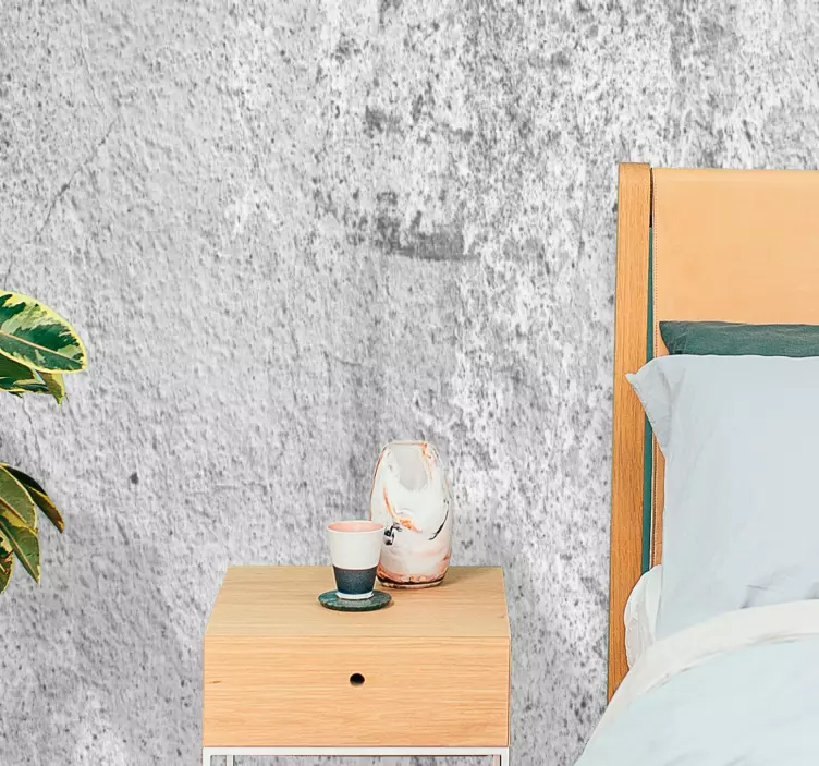 Lys grå rustik beton vinyl klistermærke - TenStickers