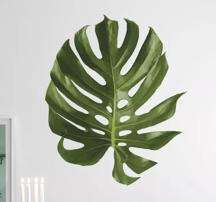 Monstera deliciosa wallsticker - TenStickers