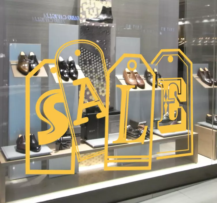 Mærkat til salgsvindue - TenStickers