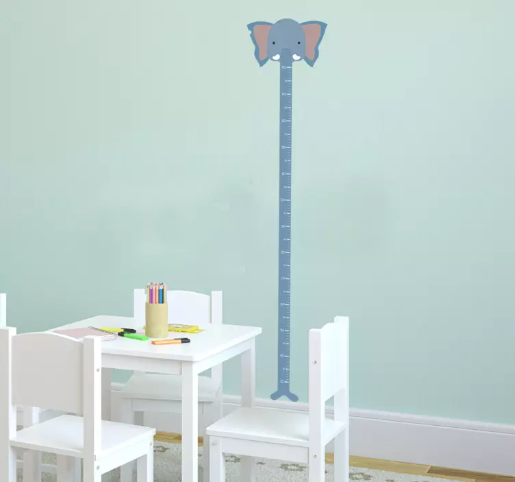 Målebånds klistermærke, elefant - TenStickers