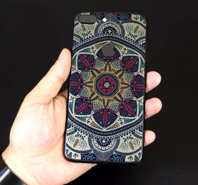 Mandala iphone telefon klistermærke - TenStickers