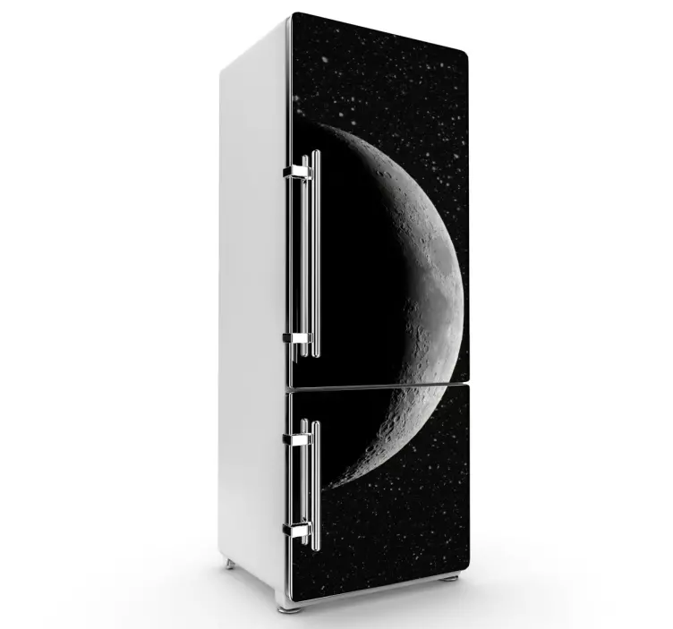 Måne køleskab klistermærke - TenStickers