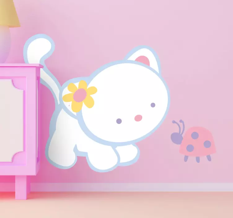 Marihøne- og killingsmærkat - TenStickers