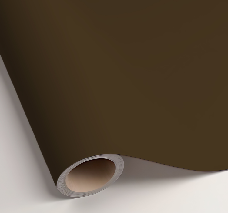 Mat brun monofarvet arkklistermærke - TenStickers