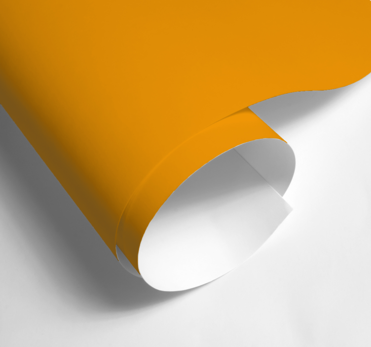 Mat gul monofarvet arkklistermærke - TenStickers