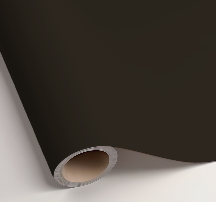 Mat mørkebrun monofarvet arkklistermærke - TenStickers