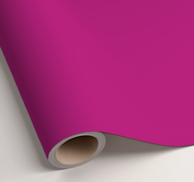 Mat varm pink monofarvet arkklistermærke - TenStickers