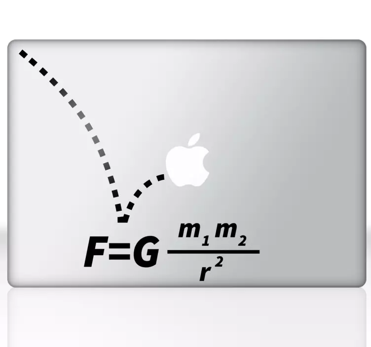 Matematisk Mac sticker - TenStickers