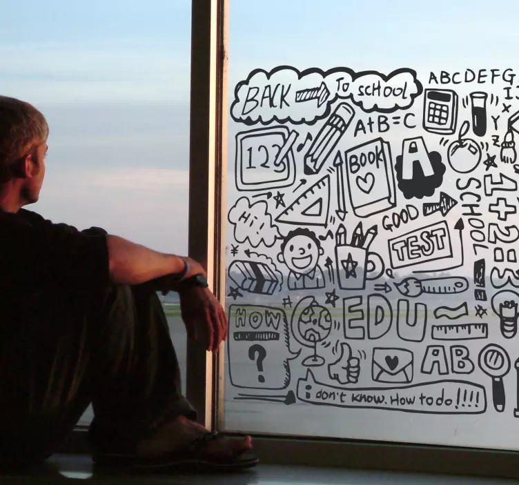 Matematisk sticker - TenStickers