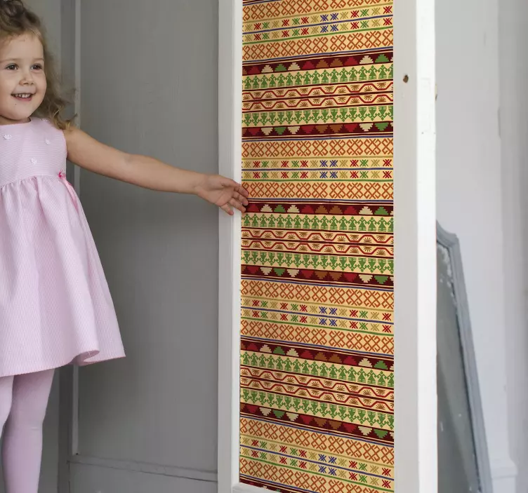 Mexicansk rebozo-dørklistermærke - TenStickers