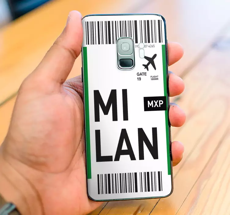 Milano billet design Samsung klistermærke - TenStickers