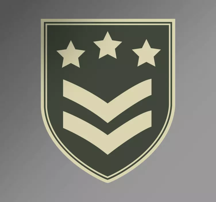 Militær emblem vægklistermærke - TenStickers
