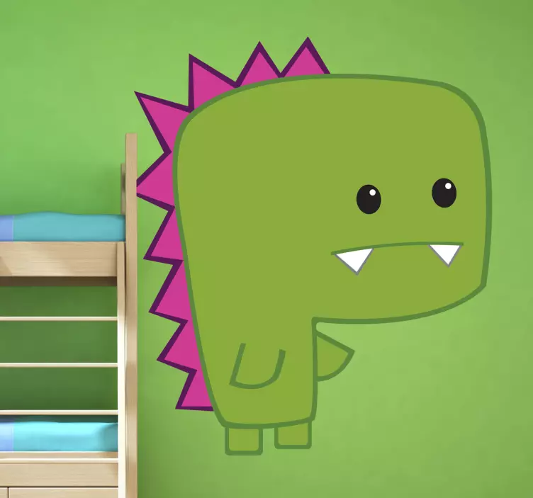 Mini mini dinosaur vægklistermærke - TenStickers
