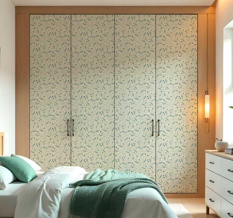 Minimalistiske grene folie til møbler - TenStickers