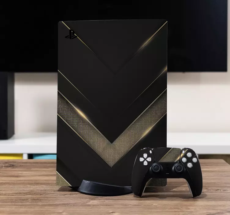Moderne luksus baggrund skabelon ps5 klistermærke - TenStickers