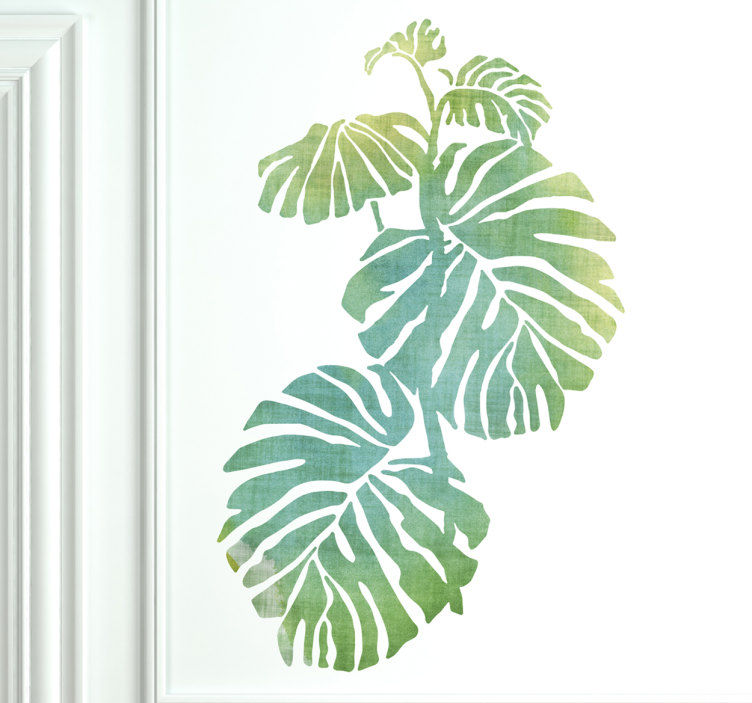 Monstera deliciosa vægklistermærke - TenStickers