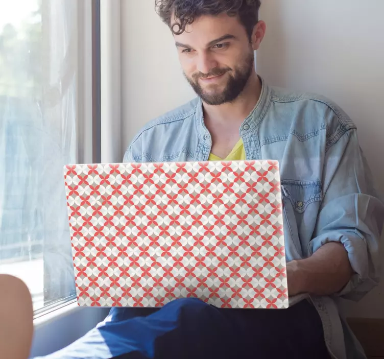 Mosaik sticker til laptop - TenStickers