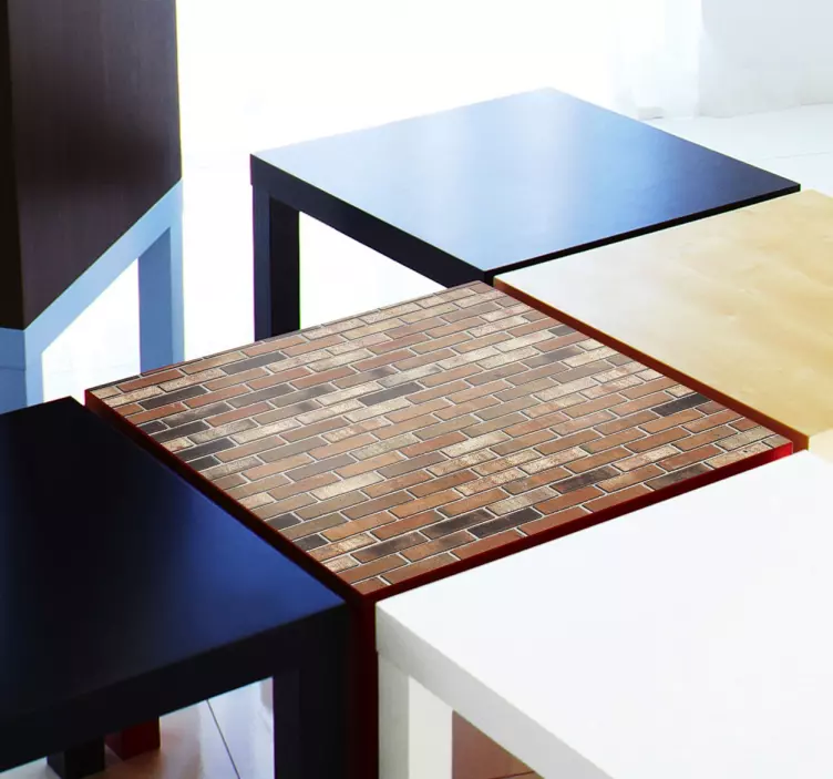 Mursten tekstur mangler mærkat - TenStickers