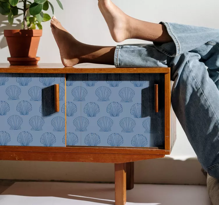 Natur klistermærke skallemønster - TenStickers