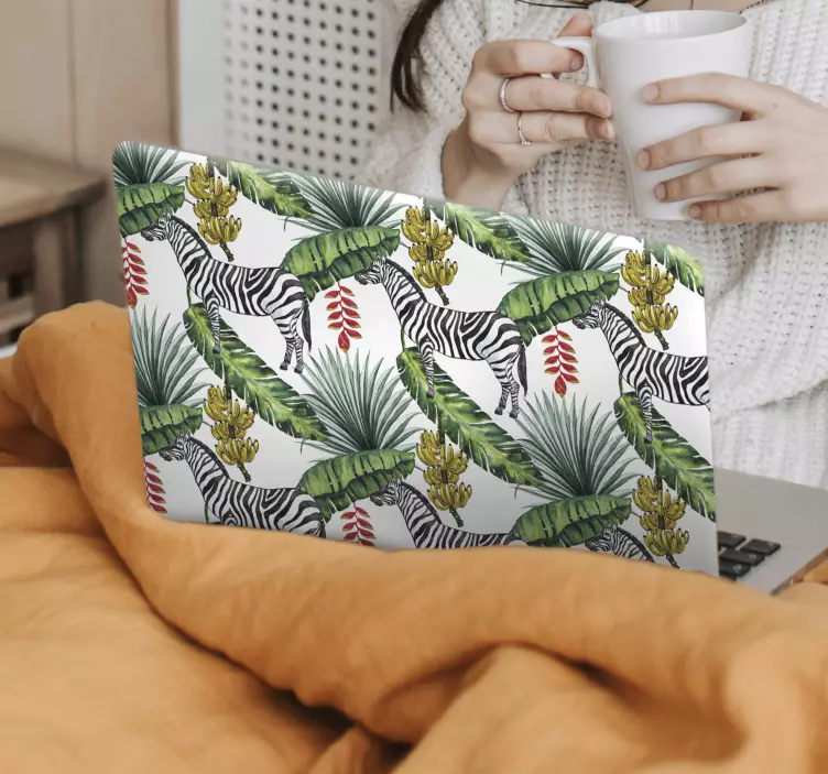 Natur mønster laptop skins mærkat - TenStickers