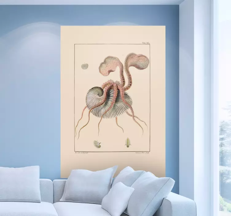 Nautilus gamle ark klistermærke - TenStickers