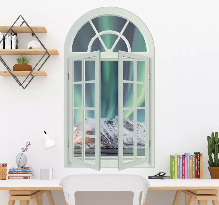 Norsk landskabsudsigt placeringsmærkat - TenStickers