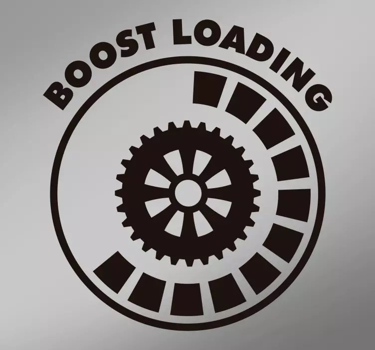Boost loading sticker til bil - TenStickers