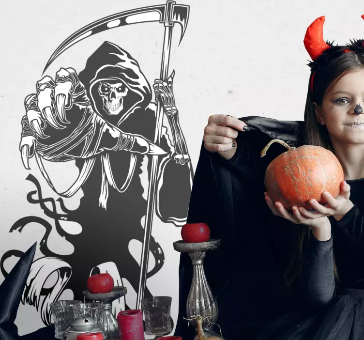 Ond silhuet original klistermærker halloween klistermærker - TenStickers