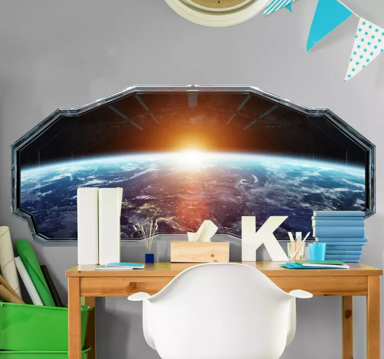 Optisk effekt plads syn visuelle effekter mærkat - TenStickers