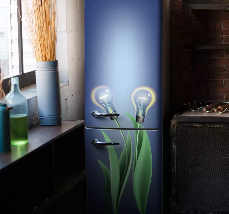 Pærer med stilk køleskab klistermærke - TenStickers