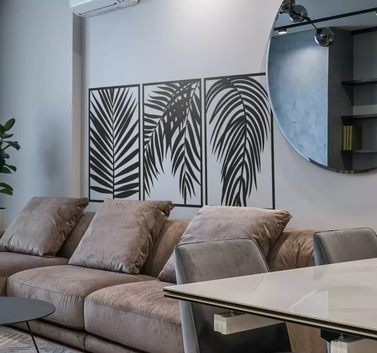 Palmeblade wallstickers planter - TenStickers