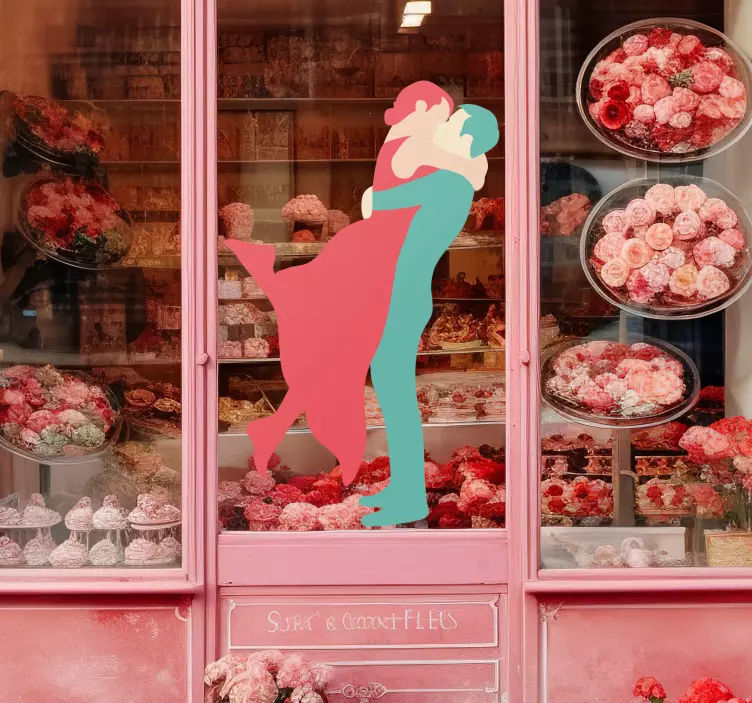 Par kysse klistermærke - TenStickers