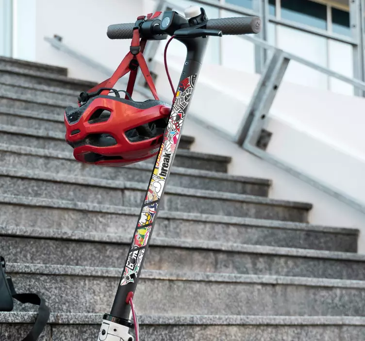 Patinete Klistermærke til løbehjul - TenStickers