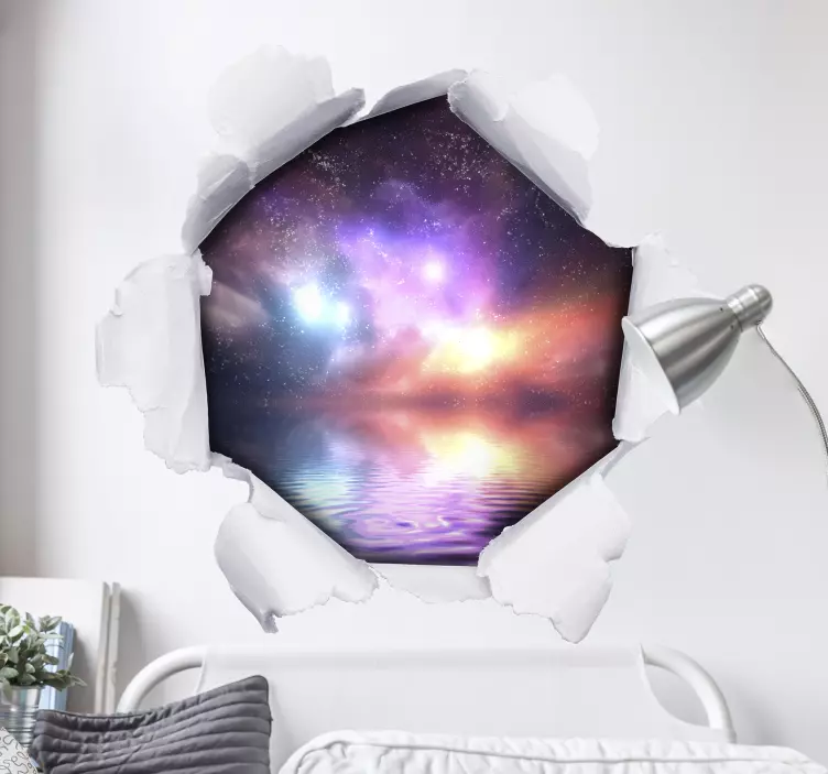 Personlig 3d papir hul klistermærke - TenStickers