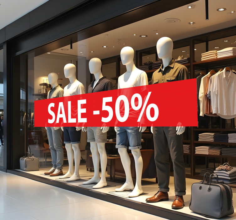 Personlig rabat salgsklistermærke - TenStickers