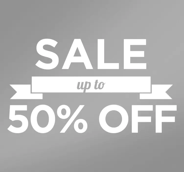 Personligt klistermærke i storbritannien salgsklistermærke - TenStickers