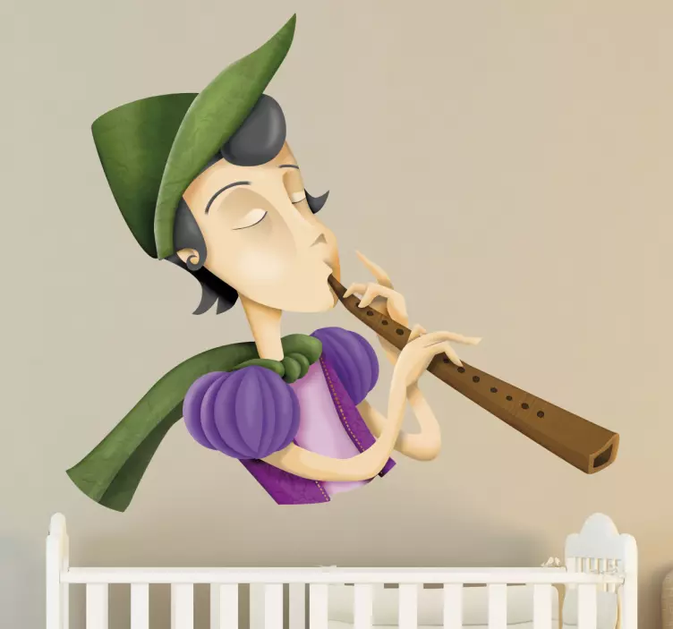 Pied piper af hamelin - TenStickers