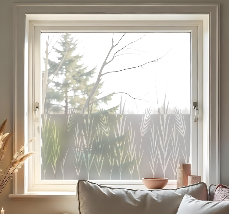 Planter og pigge vindue sticker - TenStickers