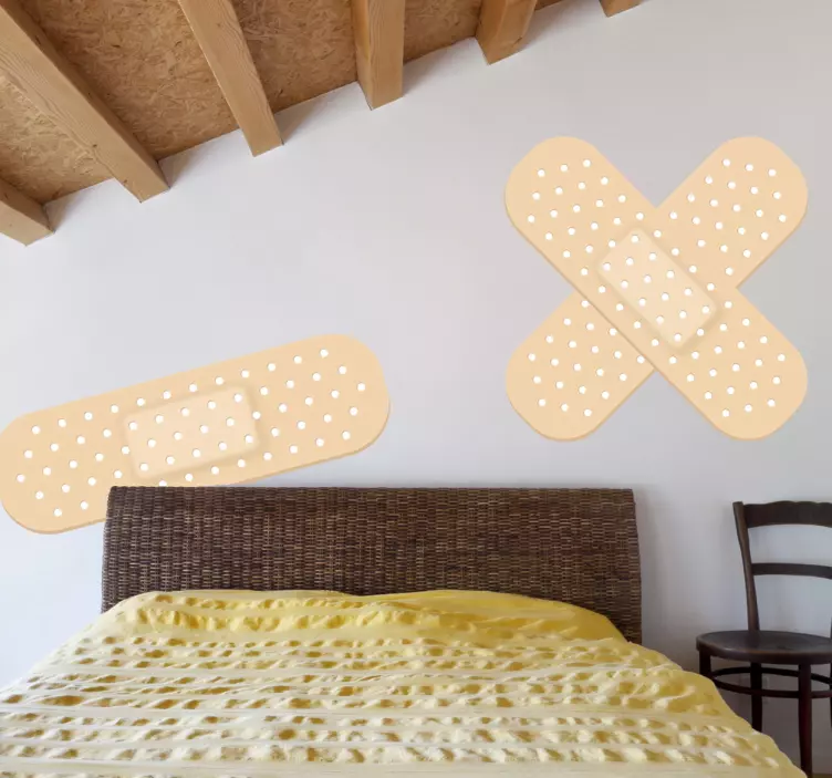 Plaster dekorative mærkater - TenStickers