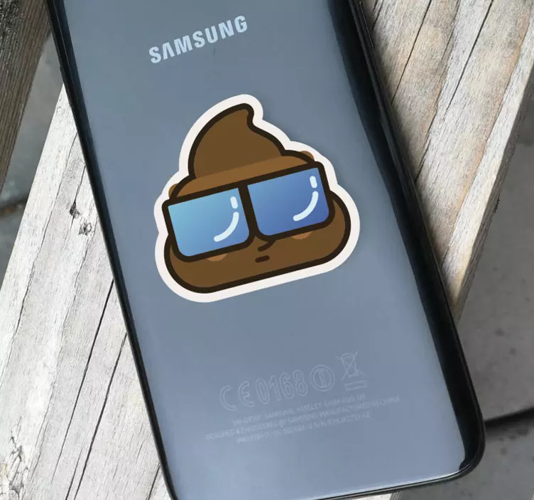 Poo whatsapp emoji samsung klistermærke - TenStickers