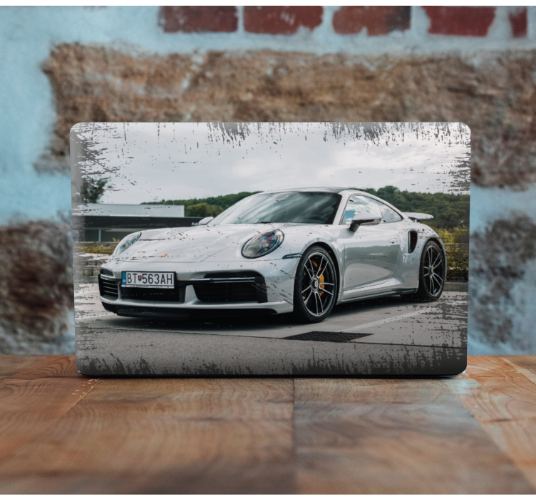 Porsche 911 bærbare vinylskind - TenStickers