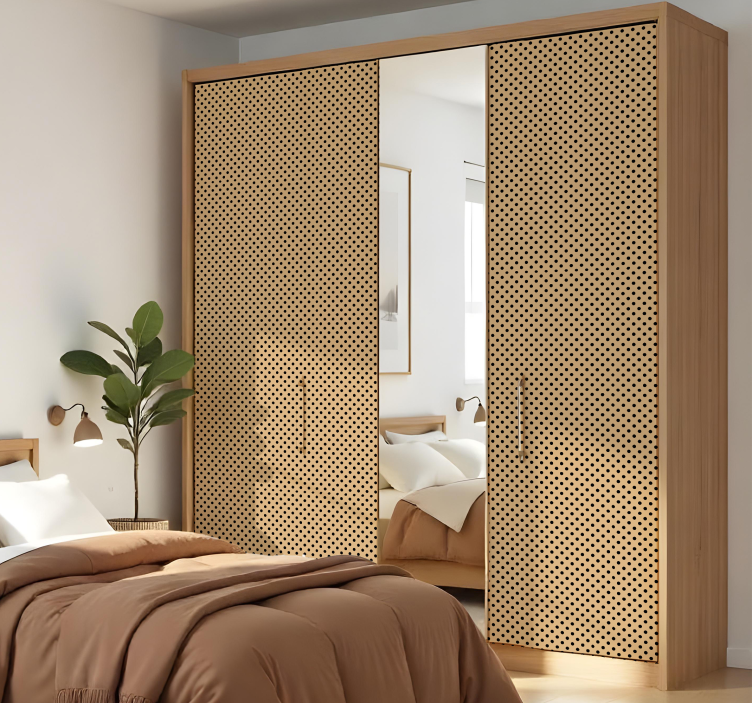 Prikker mønster folie til møbler - TenStickers