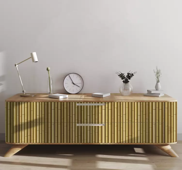 Rattan tekstur folie til møbler - TenStickers