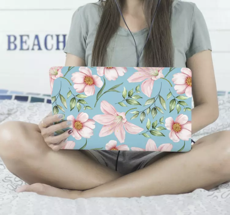 Romantisk vintage indretning klistermærker til computer - TenStickers