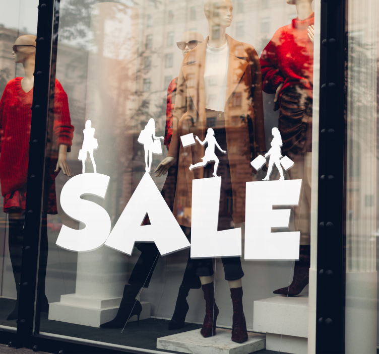 Salgsskilt til virksomheden salgsklistermærke - TenStickers