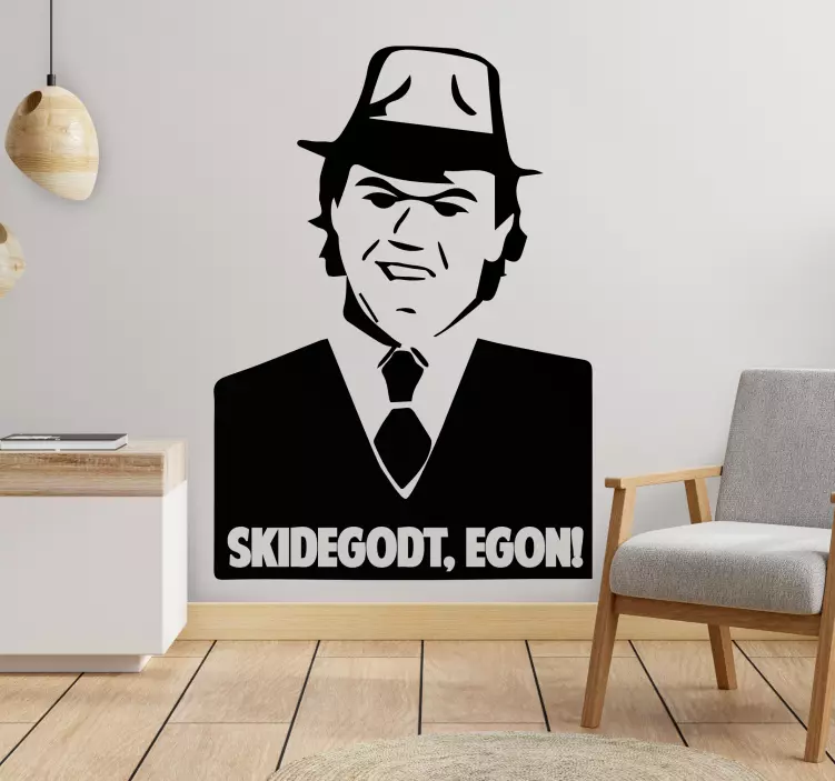 Shit dens gode egon film citat filmcitater wallstickers - TenStickers