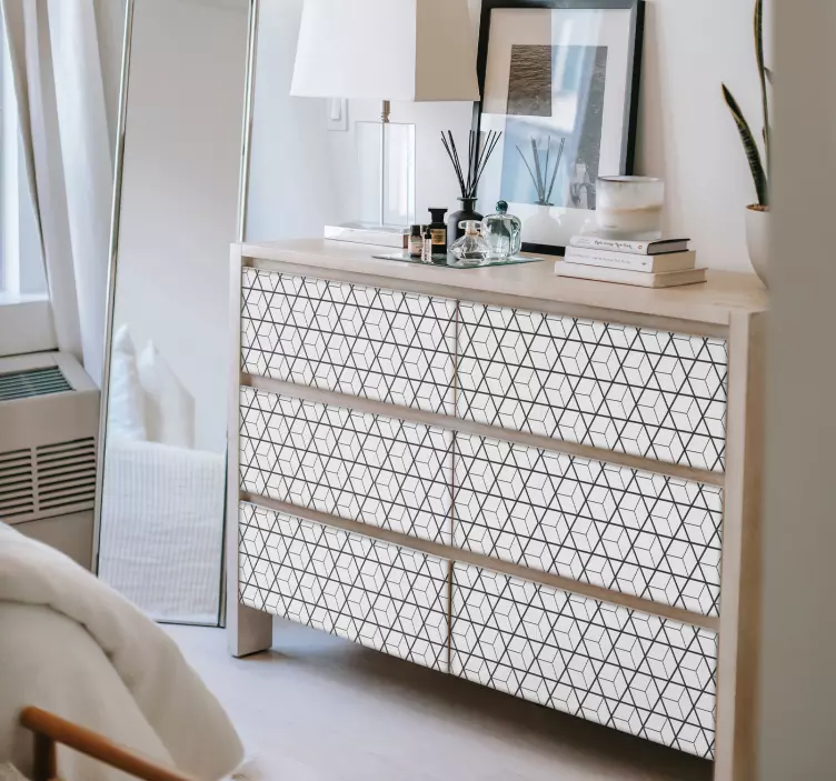 Skandinaviske motiver møbelklistermærke - TenStickers