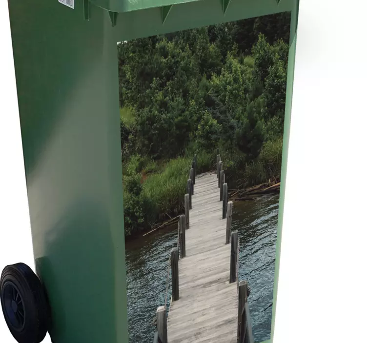 Skovsti container klistermærke - TenStickers